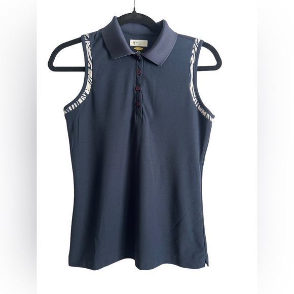 Greg Norman Collection Tops - Greg Norman Collection Navy Sleeveless Top